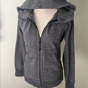 Lululemon Scuba Zip Hoodie Heather Grey